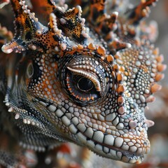 Fototapeta premium Close-Up Macro Shot of Detailed sea dragon .wallpaper nature photography. Job ID: dce09bf5-aa0b-45e5-8253-7f07e048fc35