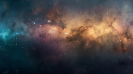 Naklejka premium A starry sky with a blue background