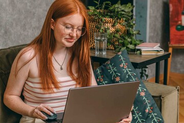 Modern Study Nook, cozy, efficient home learning or remote working environment