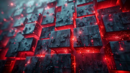 抽象的な3Dデザインアートの背景画像