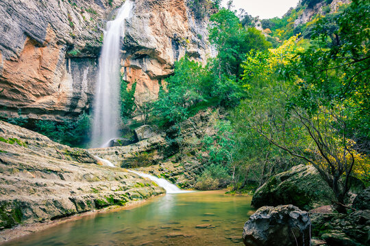 cascada de artazul, valle de Ollo, Navarra