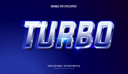 Modern tech lines Gradient bright color with futuristic theme mockup text. Editable 3d text effect styles