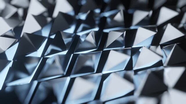 Detailed close-up of a diamond pattern with depth of field effect creating a three-dimensional and visually striking design perfect for modern artistic projects