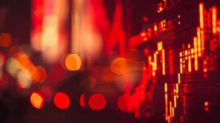 Economic Recession: Dynamic Downward Trend Chart