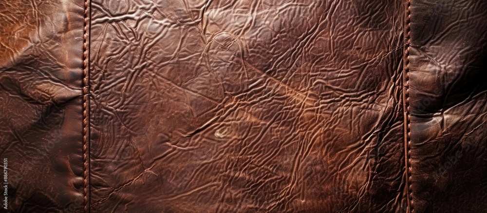 Poster background surface with a leather texture providing space for text or images.