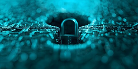 Protect data with a wireframe cybersecurity design for privacy and protection. Concept Cybersecurity, Wireframe Design, Data Protection, Privacy, Information Security