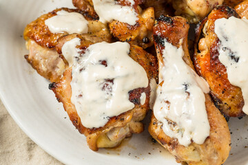 Homemade Alabama White Sauce