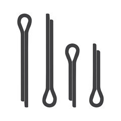 split cotter pin icon design