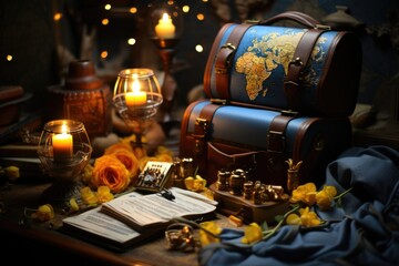 Travel collection poster Print London to print wall art, generative IA