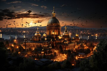 MAYA Forest Ancient Culture Aztec and Civilization Inca Illustration 3D, generative IA