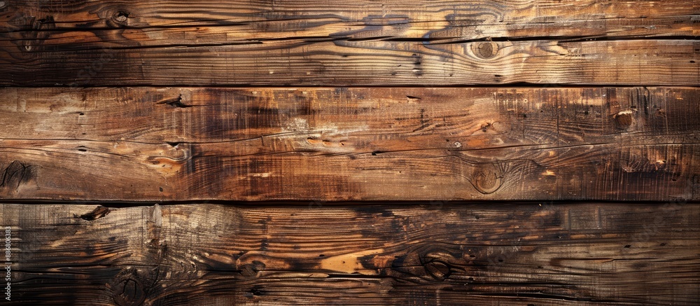 Poster close-up of a rustic wooden plank background with a grungy texture, ideal for copy space image.