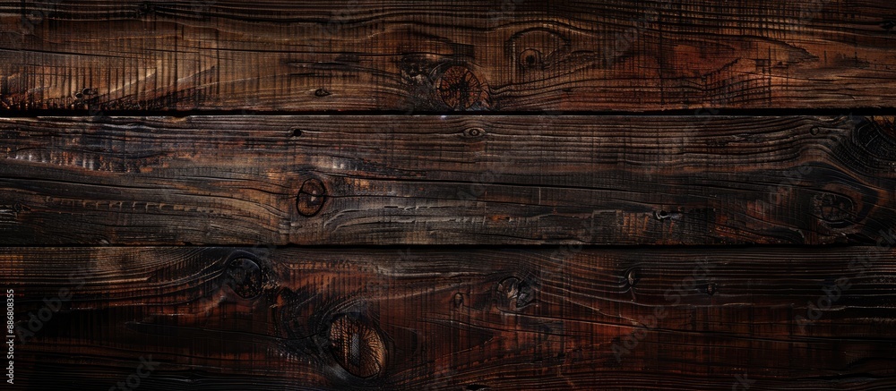 Poster background with a rich dark wood texture providing ample copy space image.