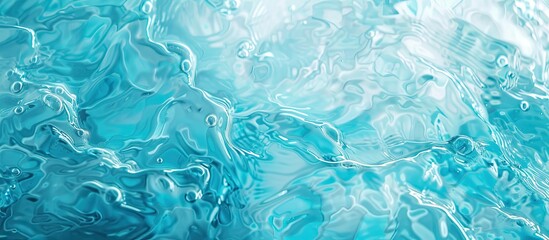 Obraz premium Background of abstract blue pool water texture with copy space image.