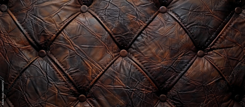 Poster background surface with a leather texture providing space for text or images.