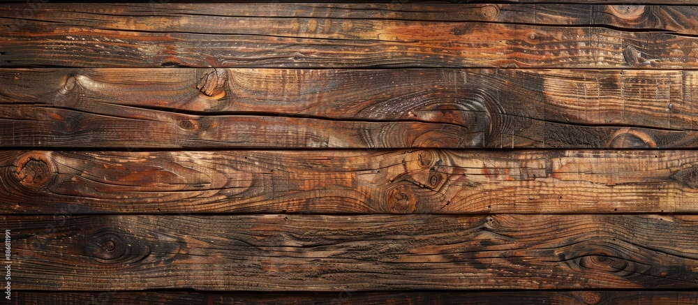 Poster Texture of wooden background with space for text or graphics in the image.