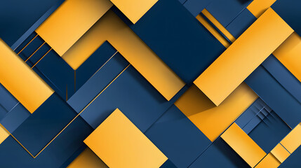 blue and gold graphic design, bold, modern, solid colors