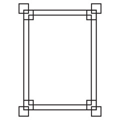 Chinese frames in traditional style. vector Illustration