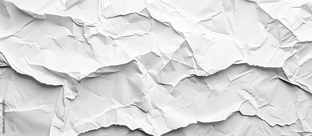 Poster textured white paper background with grunge wrinkles, perfect for copy space image.