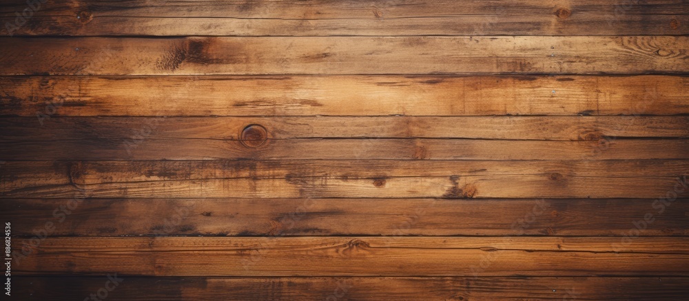Poster rustic vintage wooden backdrop with copy space image.