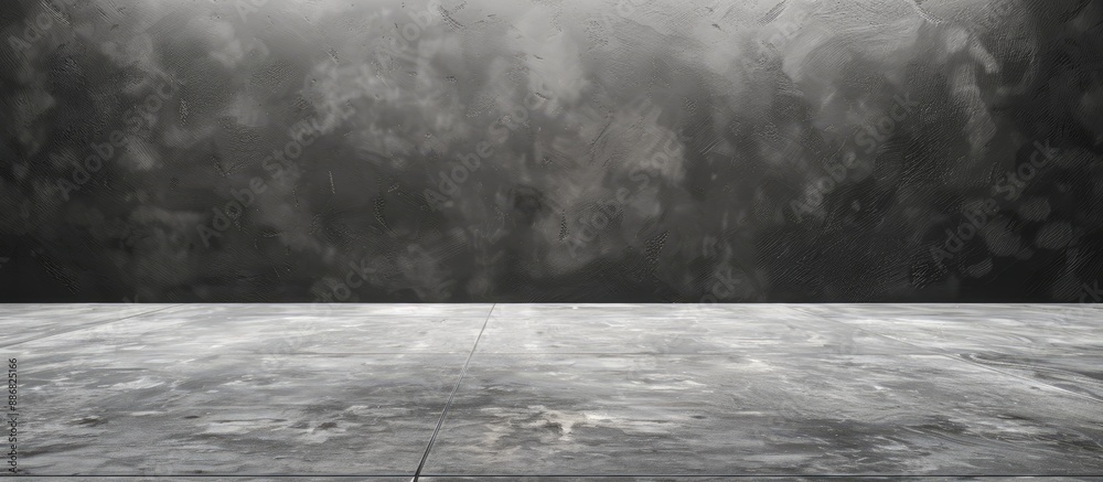 Poster a floor background in grey with light grey shapes providing ample copy space image for text.