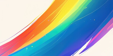 Pride Emblem in Minimalist Style with Negative Space