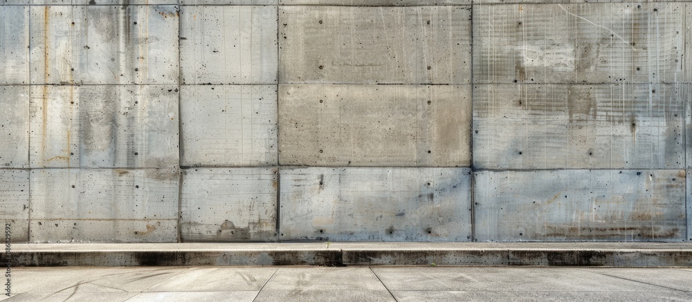 Aufkleber a detailed shot capturing a concrete wall background with a blank area for additional content or tex
