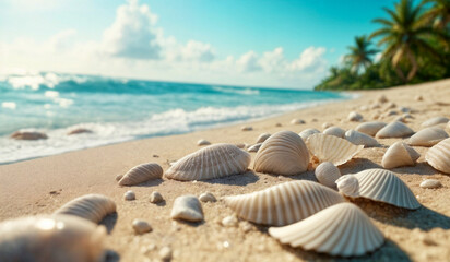 shell on the beachSeashells 