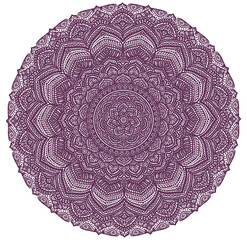 Signs and symbols. Circle pattern lotus or flower mandala art design. beauty, fashion, geometry, colorful, fashion.