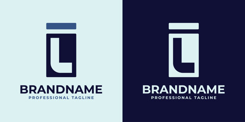 Letters IL Monogram Logo, suitable for any business with LI or IL initials