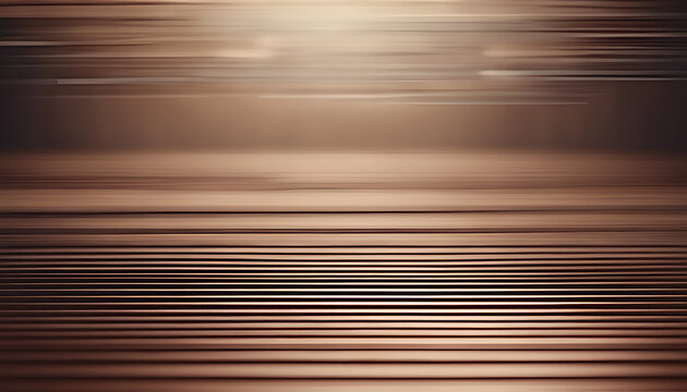 An abstract digital background with a series of parallel lines in gradient shades earthy tones creating a sense of depth and perspective.