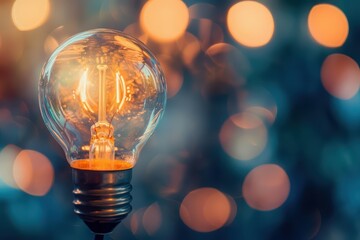 The idea of a successful business is captured through the image of a light bulb, symbolizing the essential role of adaptable strategies and forwardthinking