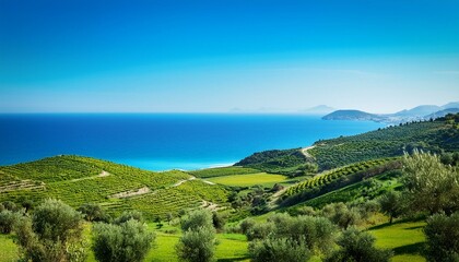 Obraz premium Colinas verdes