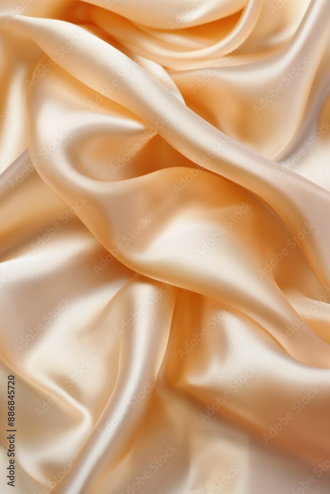Leinwandbilder soft white fabric with subtle sheen texture. elegant silk or satin material with slight wrinkles. in