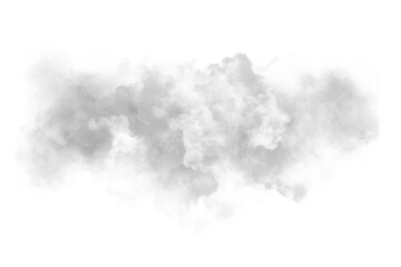 wisp of white fantasy cloud isolated