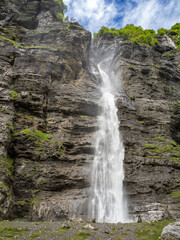 Obraz premium Rouget waterfall, France
