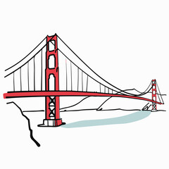 Illustrative Golden Gate Bridge