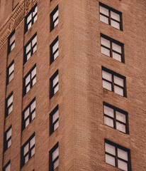 windows of a building New York City  
