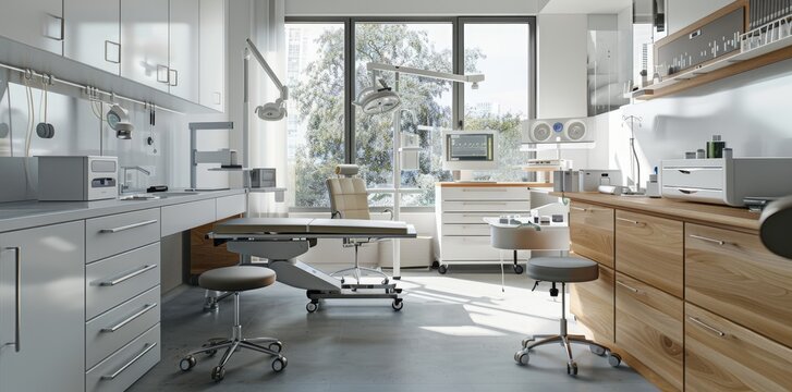 Modern Medical Examination Room Interior