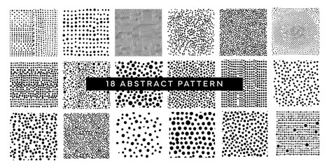 Patr&oacute;n abstracto de c&iacute;rculos y puntos