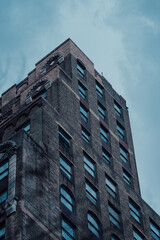 old building with sky in New York  