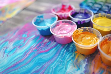 DIY Tie-Dye Kit with Colorful Dyes and Rubber Bands