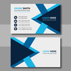 Clean professional business card template
