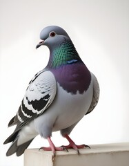 Fototapeta premium pigeon on the wall