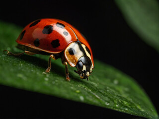 Fototapeta premium ladybug macro close up