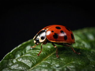 Fototapeta premium ladybug macro close up