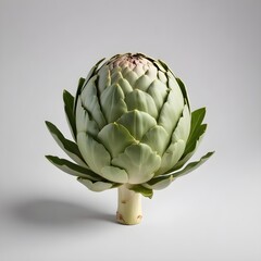 Obraz premium artichoke on a green background
