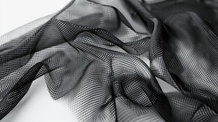 Obraz premium A black and white photograph of a woman wearing a scarf