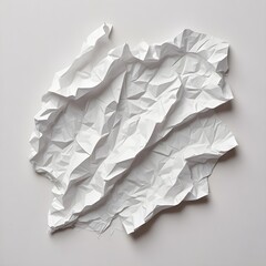 Obraz premium white crumpled paper