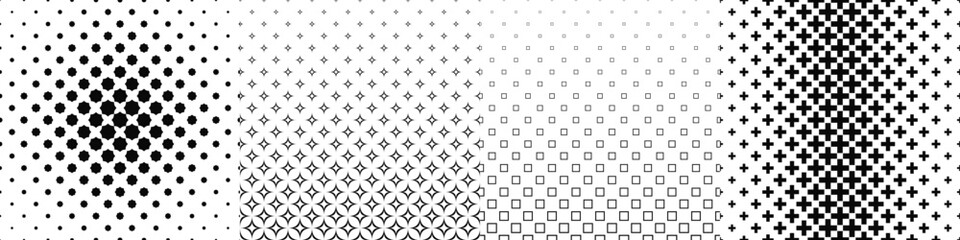 Black and white pattern collection