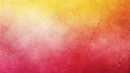 Fototapeta premium Abstract Vibrant Backdrop with Grainy Gradient in Pastel Tones of Red, Pink, and Yellow - Noise Texture for Banner, Poster, Wallpaper, and Header Design